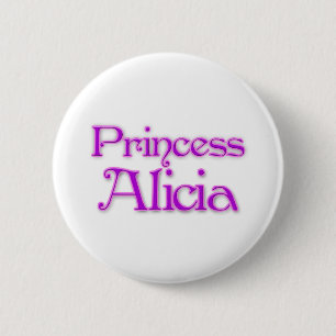 Badge Rond 5 Cm Princesse Alicia