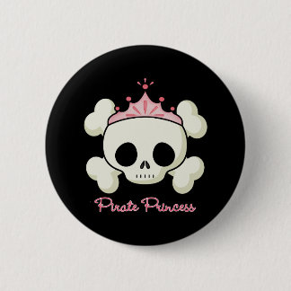 Badge Rond 5 Cm Princesse de pirate