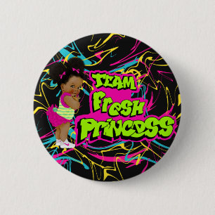 Badge Rond 5 Cm princesse fraîche