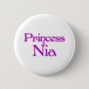 Badge Rond 5 Cm Princesse Nia