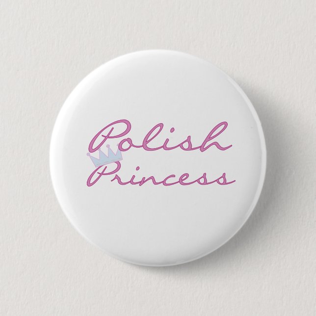 Badge Rond 5 Cm Princesse polonaise (Devant)
