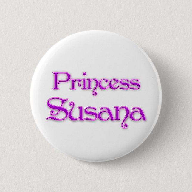 Badge Rond 5 Cm Princesse Susana (Devant)