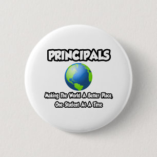 Badge Rond 5 Cm Principaux...Pour un monde meilleur