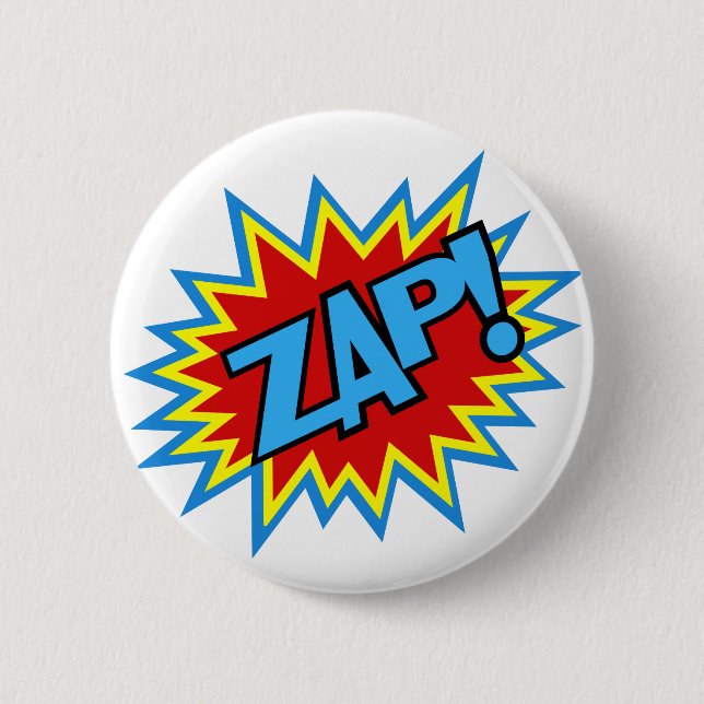 Badge Rond 5 Cm Prisonnier de guerre de bande dessinée ! Éclat (Devant)