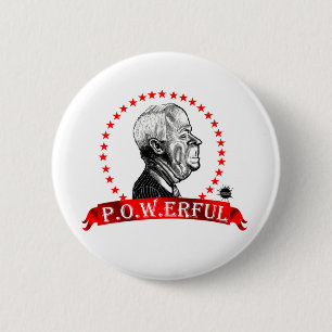 Badge Rond 5 Cm PRISONNIER DE GUERRE de McCain