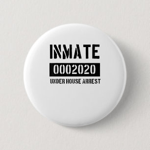 Badge Rond 5 Cm Prisonnier détenu Halloween 2020 Cos de prison