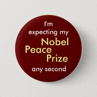 Badge Rond 5 Cm Prix de paix Nobel