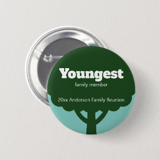 Badge Rond 5 Cm Prix du plus jeune membre de la famille pour la ré