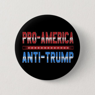 Badge Rond 5 Cm Pro anti bouton d'atout de l'Amérique