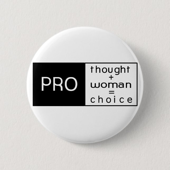 Badge Rond 5 Cm Pro bouton bien choisi (Devant)
