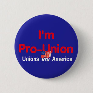 Badge Rond 5 Cm Pro bouton des syndicats