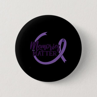 Badge Rond 5 Cm Problème de souvenirs - Sensibilisation de Heimerh
