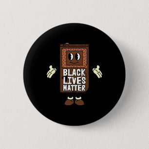 Badge Rond 5 Cm Problème de vie Jeu vidéo d'histoire noire Jeu de 