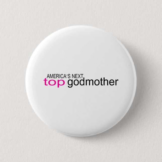Badge Rond 5 Cm Prochaine marraine supérieure des Amériques (Devant)