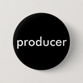 Badge Rond 5 Cm Producteur en caractères gras