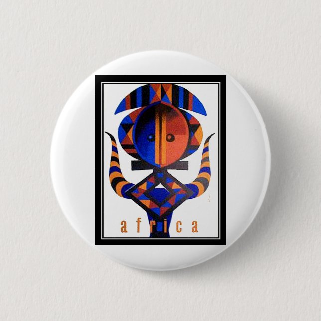 Badge Rond 5 Cm Produits Afrique (Devant)
