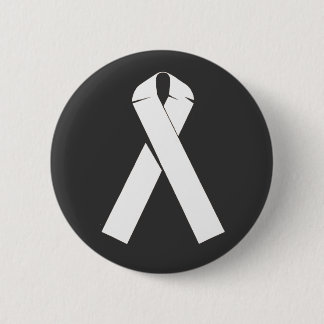 Badge Rond 5 Cm Produits blancs de ruban de conscience