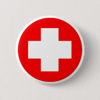 Badge Rond 5 Cm Produits et conceptions de Croix-Rouge !