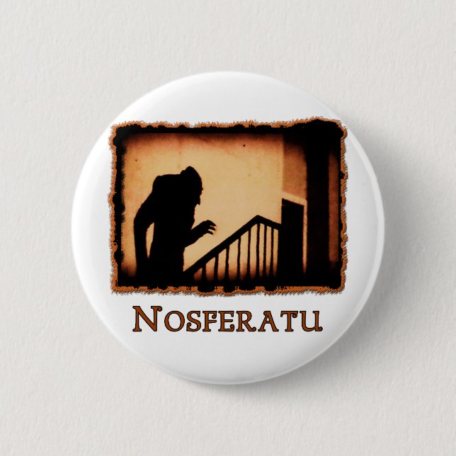 Badge Rond 5 Cm Produits Nosferatu Scary Vampire (Devant)
