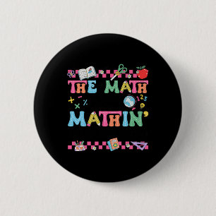 Badge Rond 5 Cm Prof de maths Les maths ne sont pas mathin Montrez