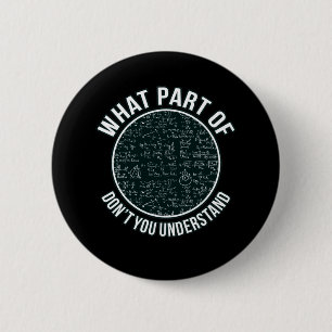 Badge Rond 5 Cm Professeur de mathématiques Sarcasme Mathématiqu