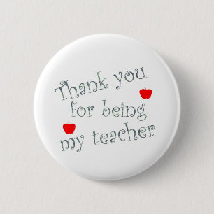 Badge Rond 5 Cm professeur de Merci