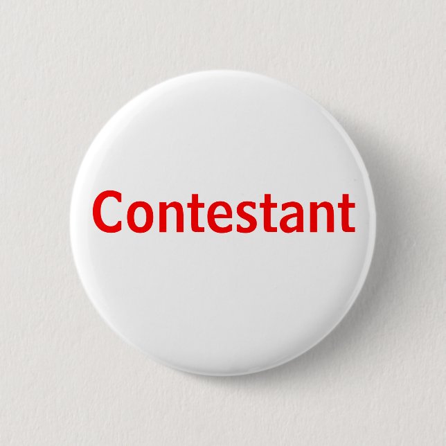 Badge Rond 5 Cm professionnel moderne Contestant Pin (Devant)