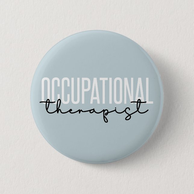 Badge Rond 5 Cm Professionniste-Thérapiste - Cadeaux OT (Devant)