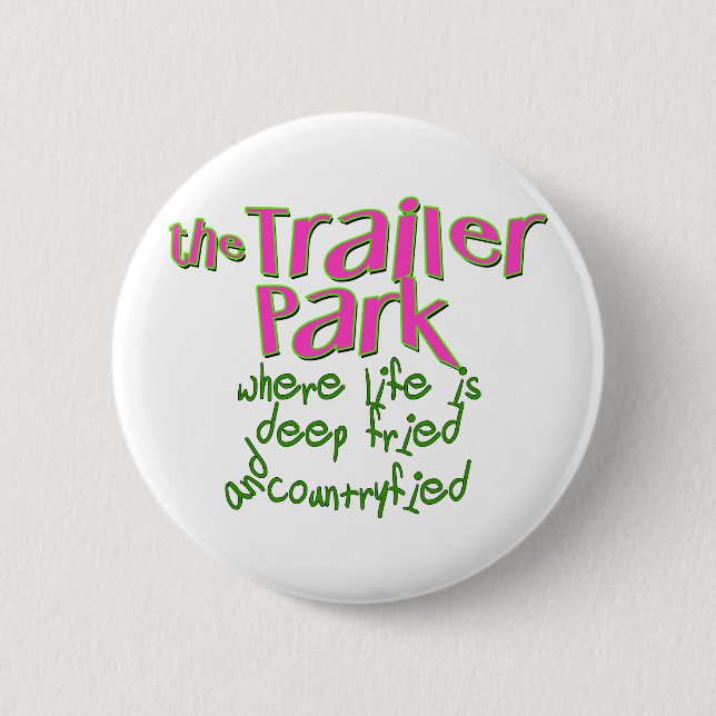 Badge Rond 5 Cm Profondément Fried (Devant)