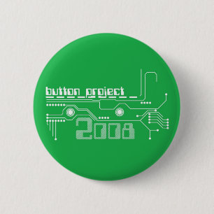 Badge Rond 5 Cm Projet 2008 de bouton