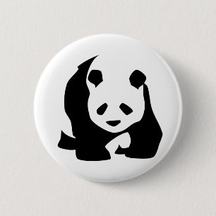 Badge Rond 5 Cm Promenade Panda