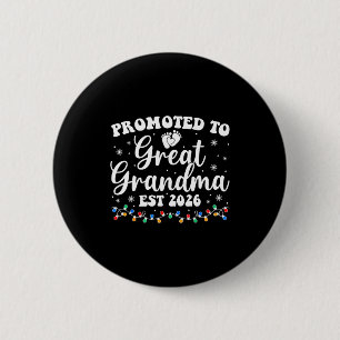 Badge Rond 5 Cm Promue Grand-mère pour la première fois en 2026