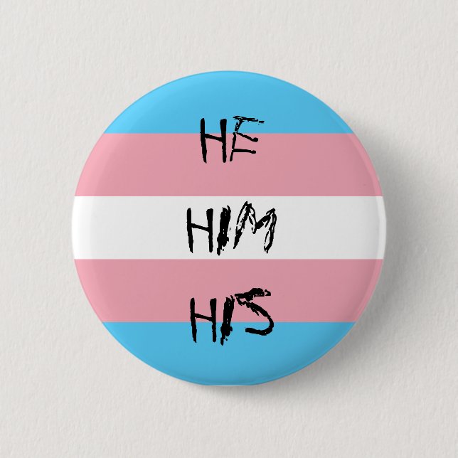 Badge Rond 5 Cm Pronoms (Devant)