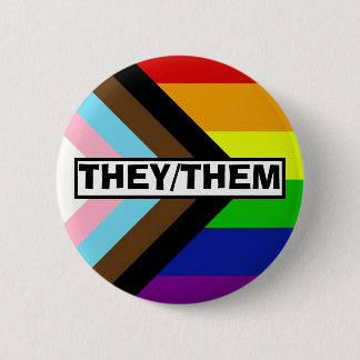 Badge Rond 5 Cm Pronoun personnalisable