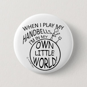 Badge Rond 5 Cm Propre Petite Poignée Mondiale