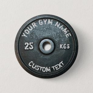 Badge Rond 5 Cm Propriétaire ou utilisateur Vintage de salle de sp