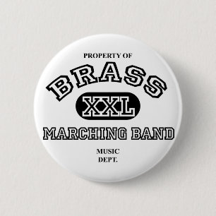 Badge Rond 5 Cm Propriété de laiton