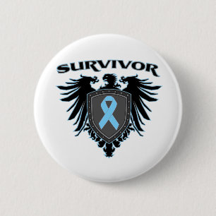 Badge Rond 5 Cm Prostate Cancer Survivor Crest