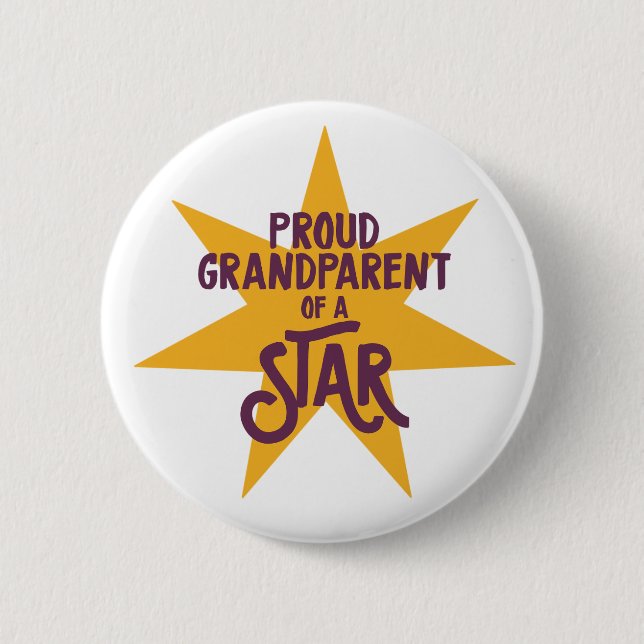 Badge Rond 5 Cm Proud Grandparent (Devant)