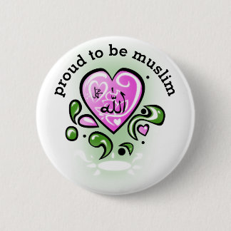 Badge Rond 5 Cm proud to be muslim