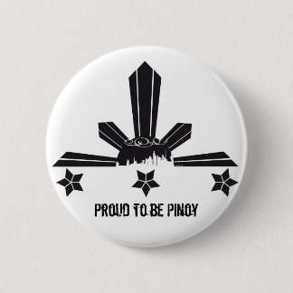 Badge Rond 5 Cm proud to be pinoy butoud