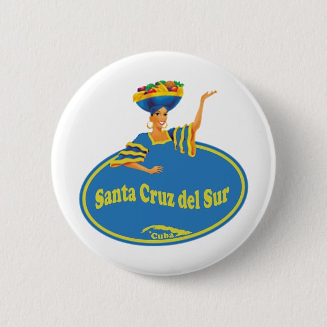 Badge Rond 5 Cm Provincia De Camagüey. (Devant)