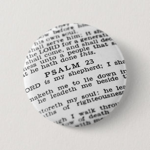 Badge Rond 5 Cm Psaume 23