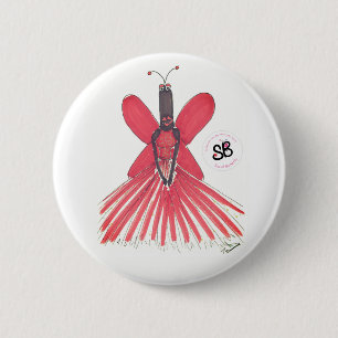 Badge Rond 5 Cm Pseudo Pin de bouton de mode de robe de boule de