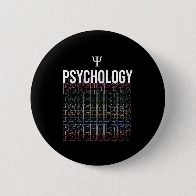 Badge Rond 5 Cm Psychologie (Devant)
