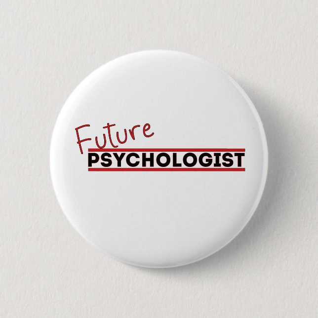 Badge Rond 5 Cm Psychologue de l'avenir (Devant)