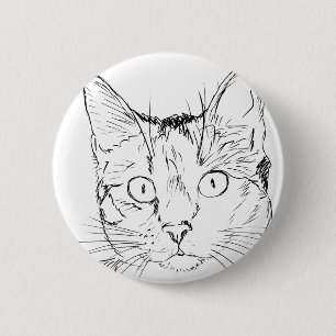 Badge Rond 5 Cm Puddy Cat