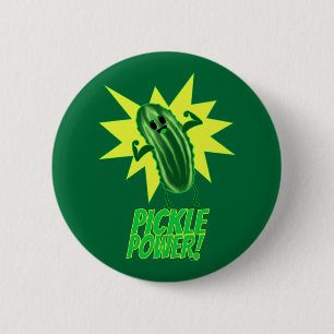 Badge Rond 5 Cm Puissance de conserves au vinaigre !