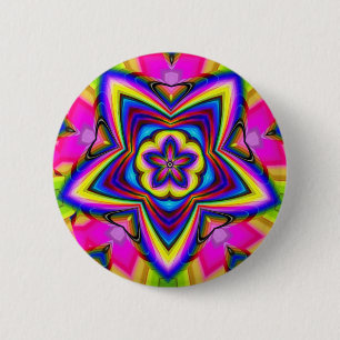 Badge Rond 5 Cm Puissance de flux