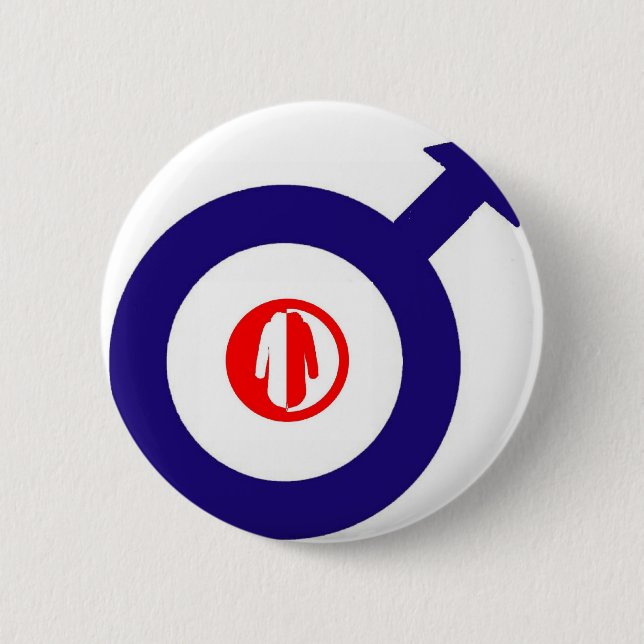 Badge Rond 5 Cm Puissance de parka + cible de mod (Devant)